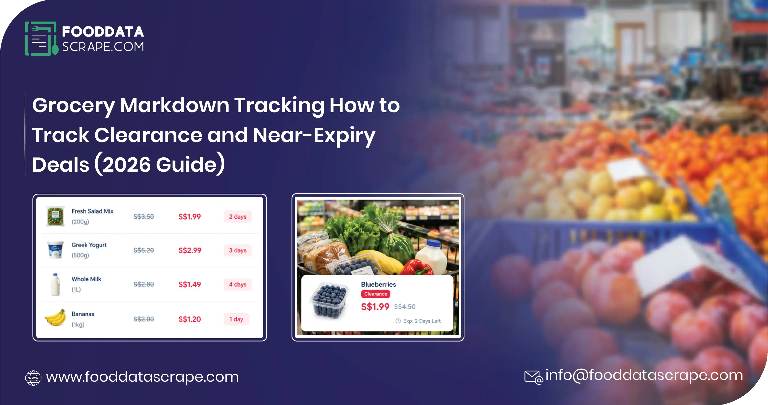 Grocery Markdown Tracking: Near-Expiry Deals Guide 2026